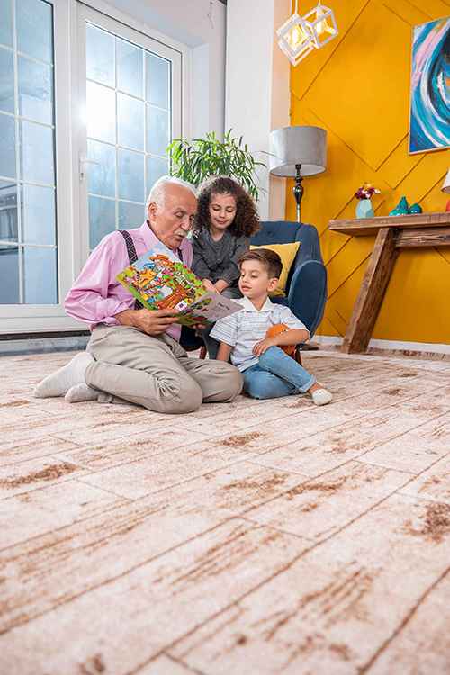 موکت ظریف مصور طرح راش اکو ⭐ خرید و قیمت از بازارچه موکت | 100٪ ضدلک و بادوام